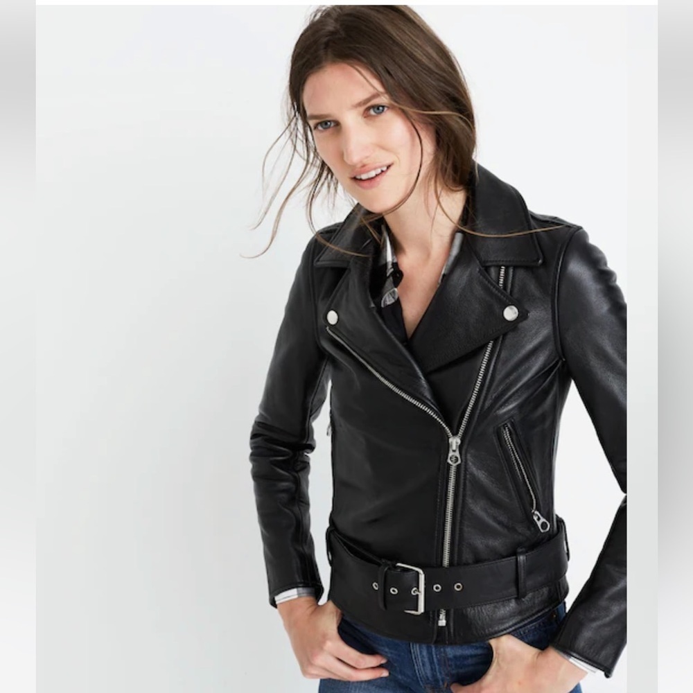 Madewell Ultimate Leather Jacket in Black